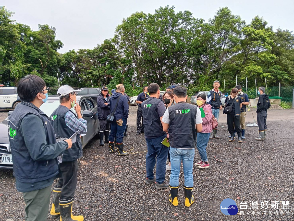 桃園「檢調警環」聯盟通力合作，共同偵破非法棄置回填廢棄物案。