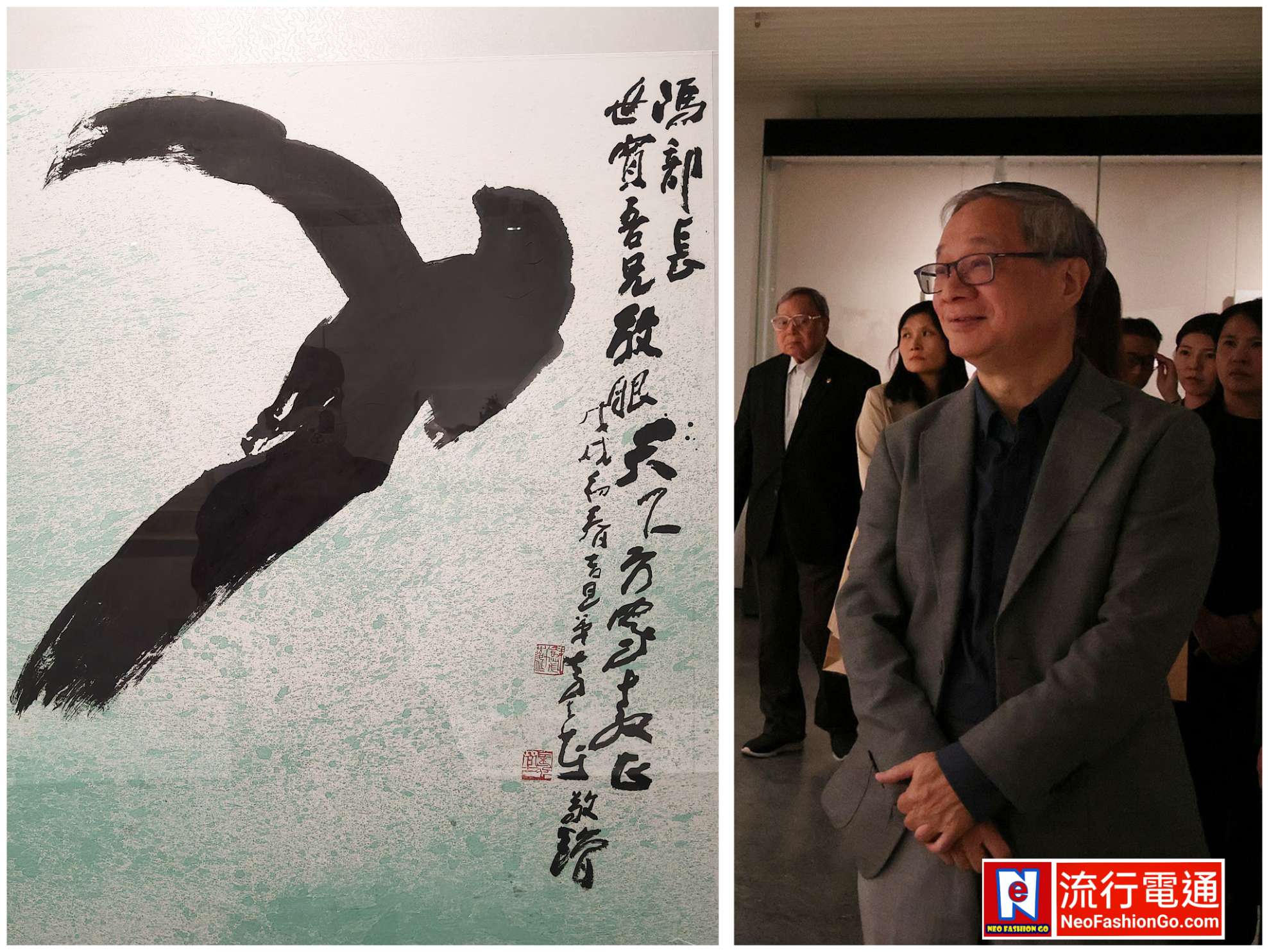 國立歷史博物館「李奇茂百年展」文化部長李遠：「我希望我們能延續、也希望能守住老師的精神，把我們台灣的文化，繼續發揚光大。」