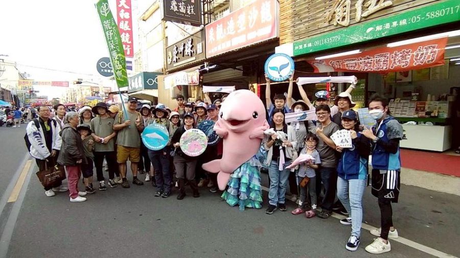 海保署首度參與大甲媽祖遶境　海洋明星物種萌力宣傳海洋保育