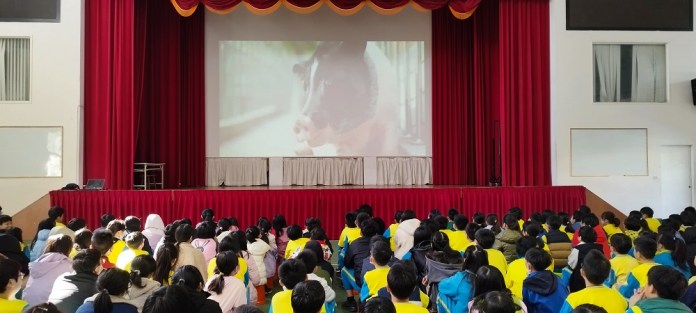 台版《和豬豬一起上課的日子》 桃園龍岡國小舉辦校豬「來福」紀念會 69 135003 0
