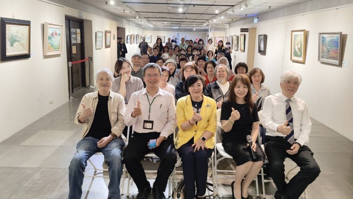 膠彩藝術新風貌 台灣綠水畫會持續深耕本土美學