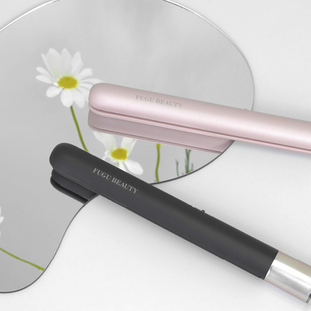 台隆手創館-FUGU Beauty USB插電式直髮夾(粉.黑)-