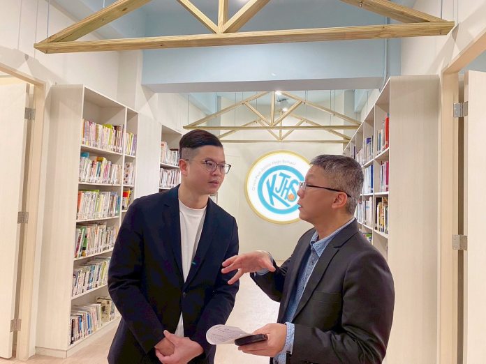 建國國中圖書館全新落成 凌濤:持續為桃園教育建設努力 46 490116270 998253552484045 3710607822416788162 n