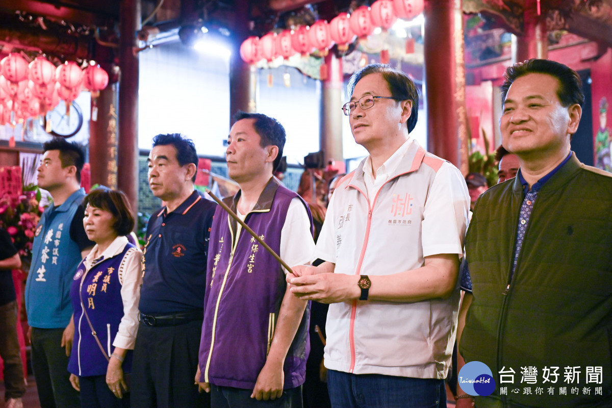 張市長參香祈福。
