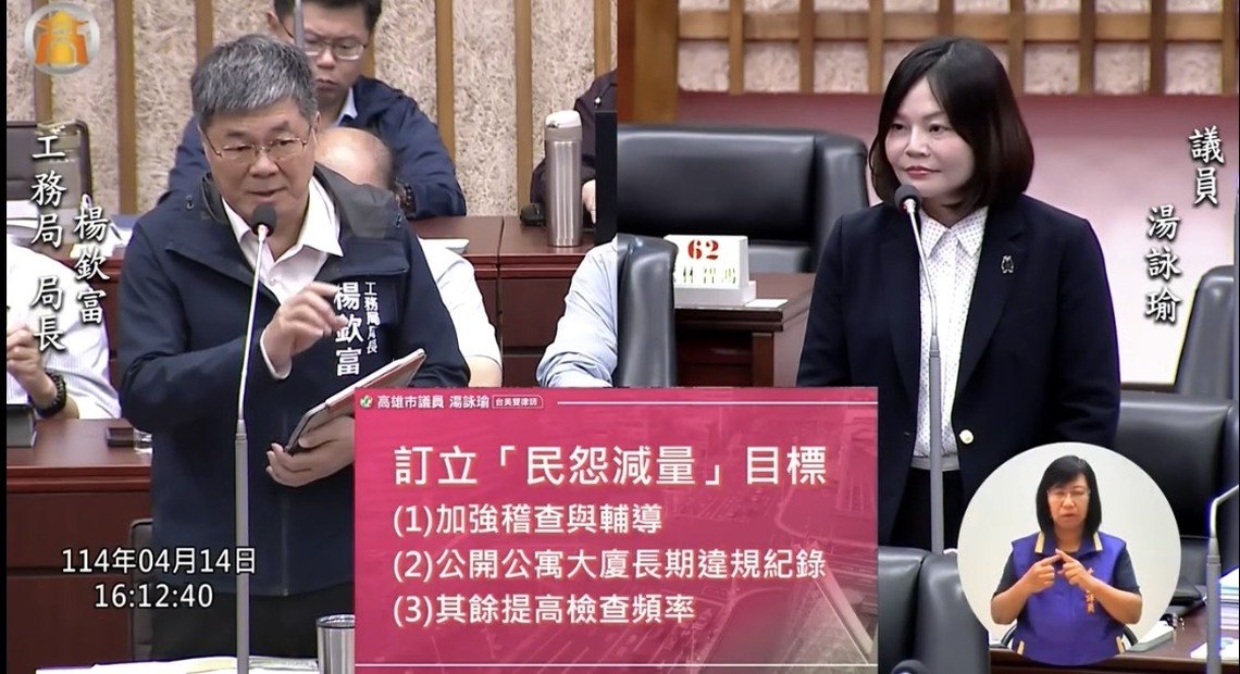 漾新聞|湯詠瑜籲社宅設續建機制 棒球特色公園為高雄添運動力
