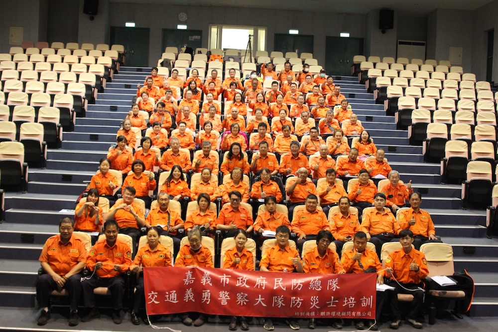 嘉義市警察局打造81義交,變身成為基層防災新力量。(圖/嘉義市警察局提供)