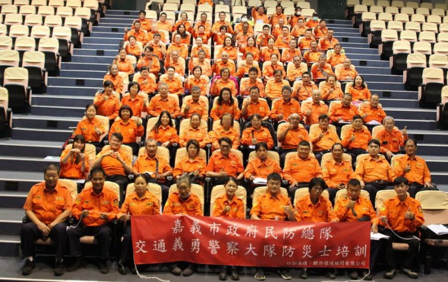 全台首場!嘉義市81位義交變身防災士 打造基層防災新力量