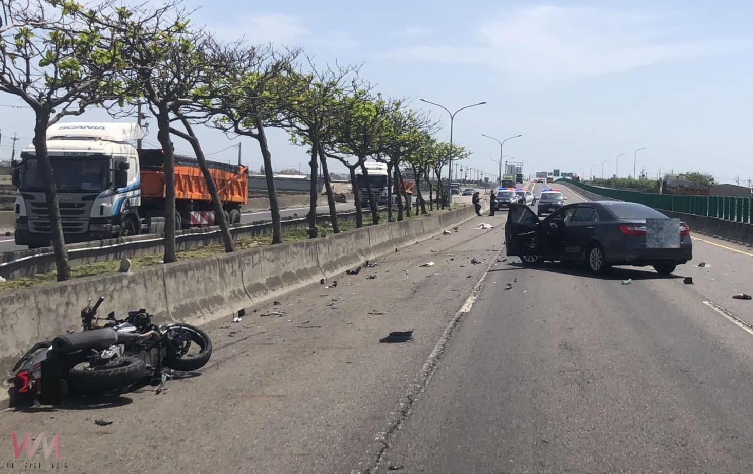 (有影片)/快速道路黃牌重機逆向撞小客車 騎士不治 北港警方籲守法行駛 - https://www.watchmedia01.com