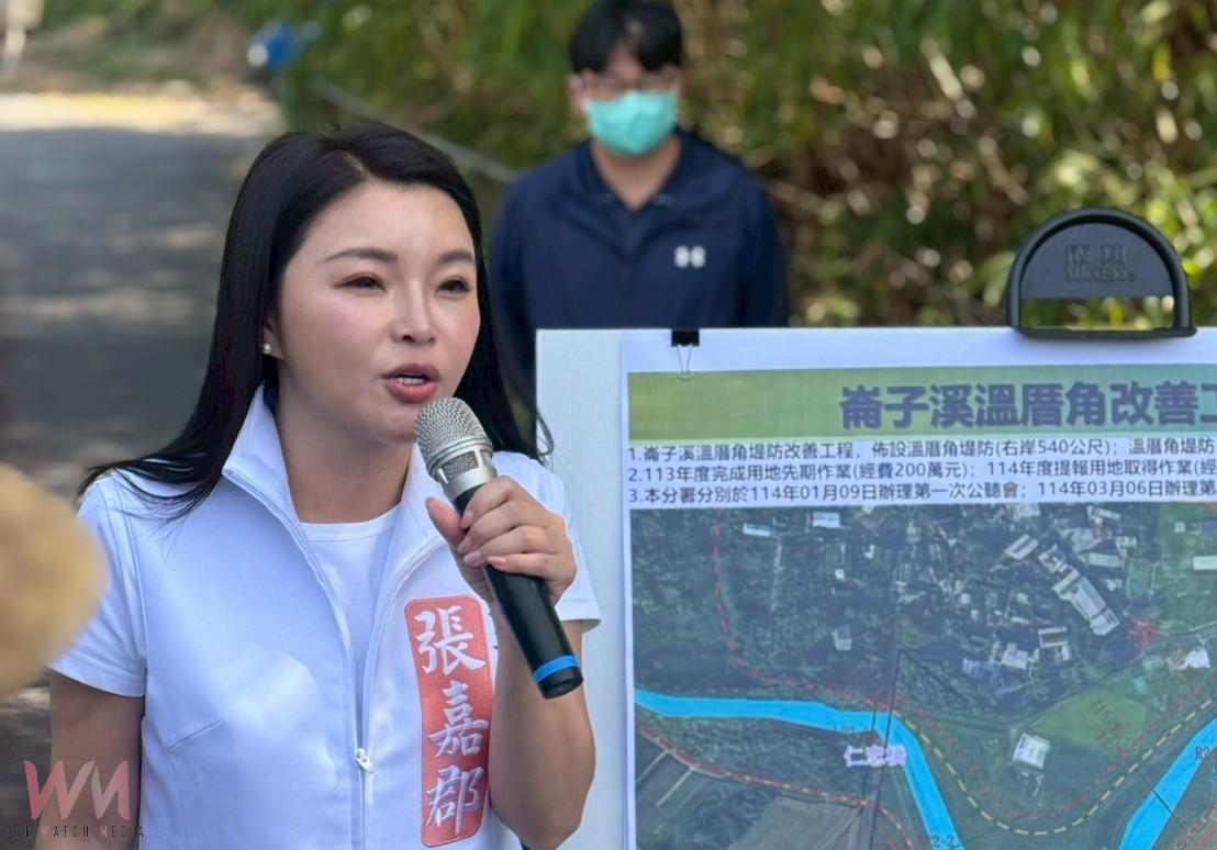 張嘉郡會勘崙子溪防洪工程 籲加速進度迎戰颱風季 - https://www.watchmedia01.com
