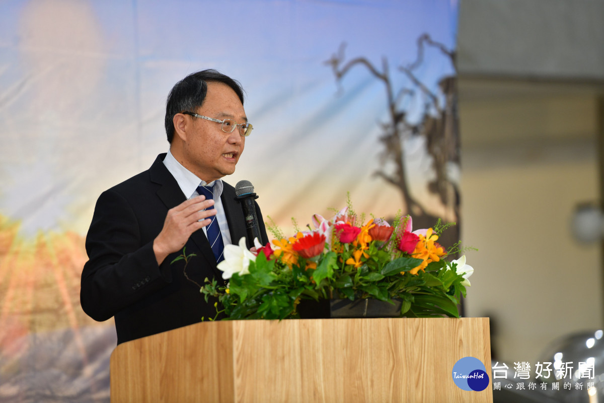 林業及自然保育署臺中分署張弘毅分署長致詞。