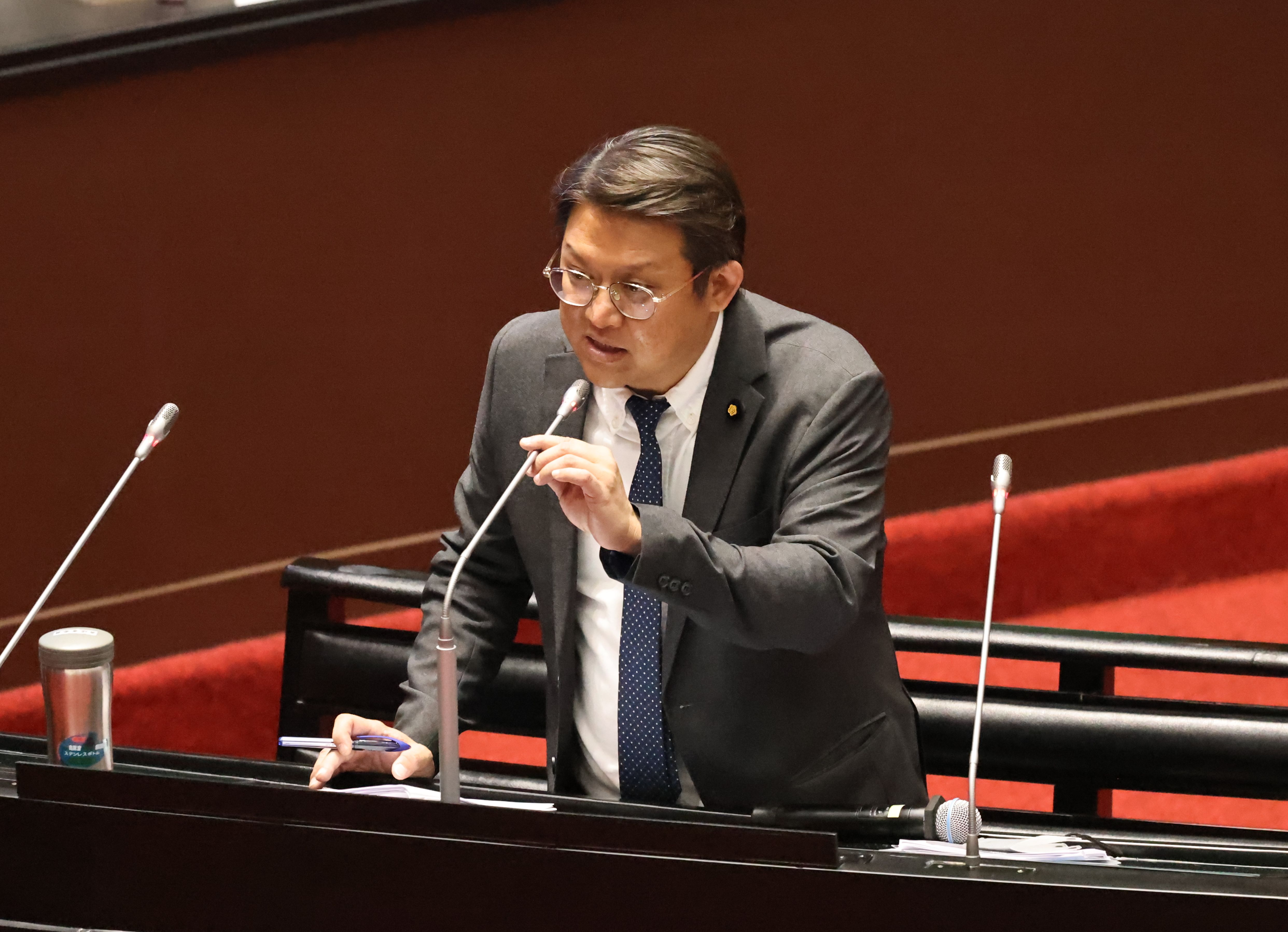 民團15日宣布,罷免國民黨立委黃建賓(圖)二建連署已逾法定門檻。資料照片/林啟弘攝