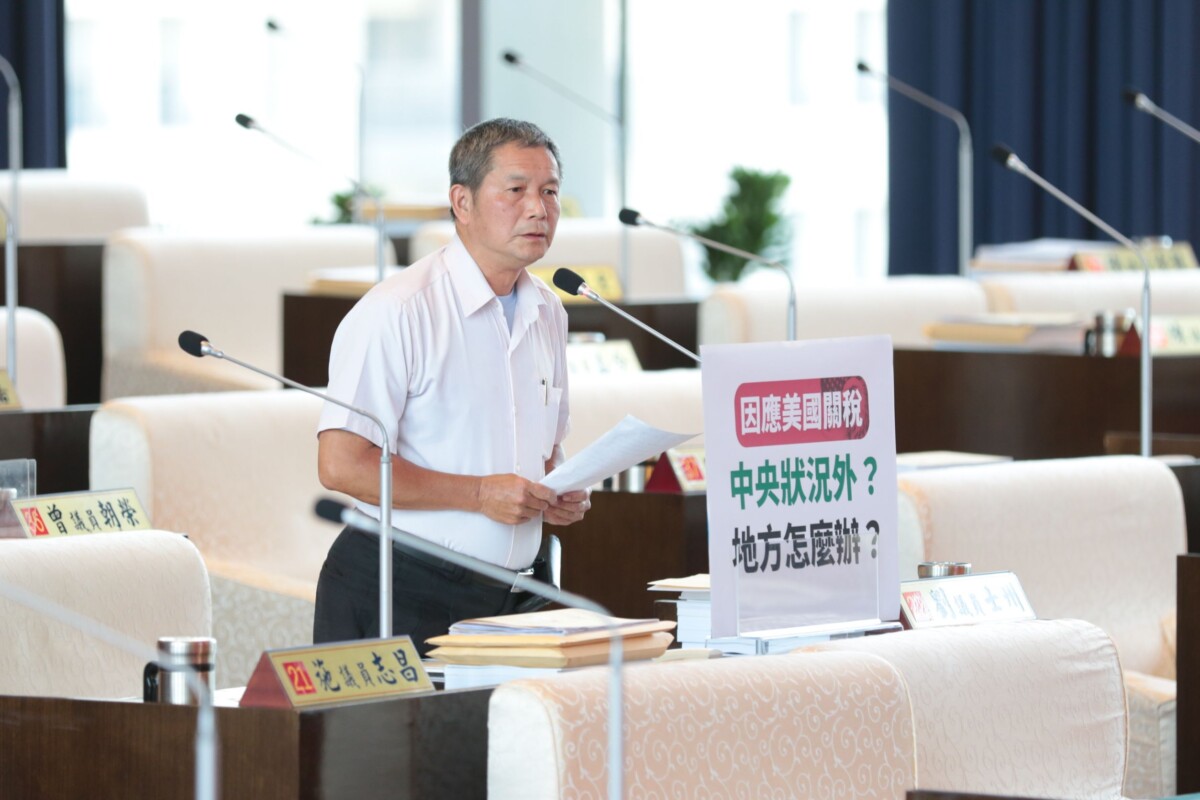 ▲劉士州議員肯定市府迅速成立應變小組因應。(圖/中市府提供)