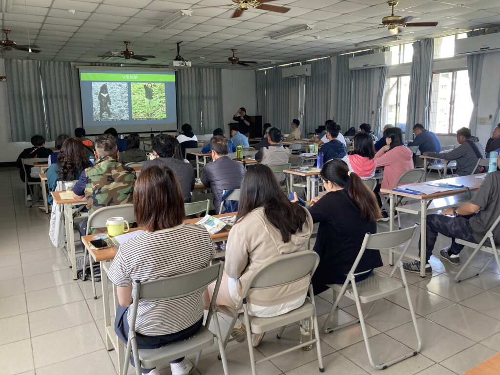 ▲15日在埔里工作站辦理臺灣黑熊保育與衝突因應教育訓練。（農業部林業及自然保育署南投分署提供）