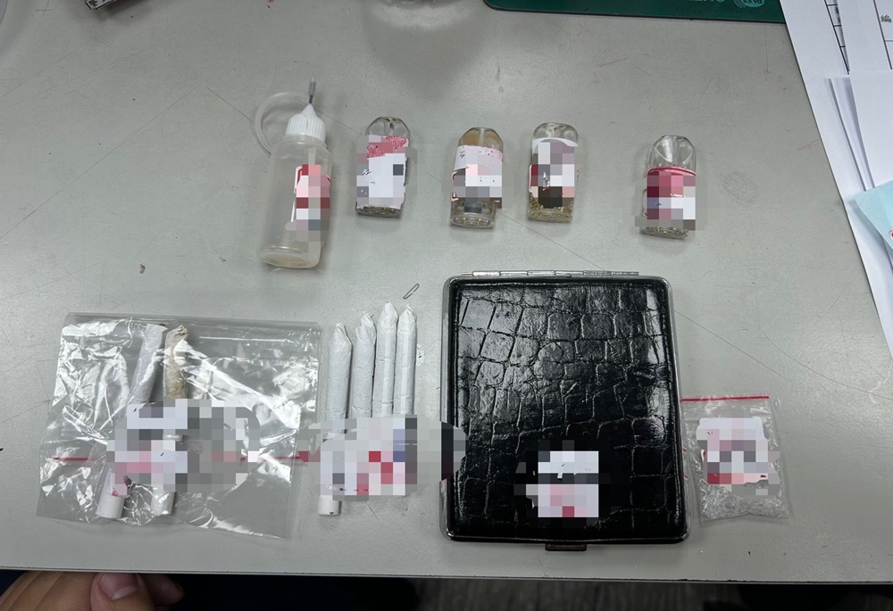 通緝犯侵占車輛露餡 警埋伏逮人起獲喪屍煙彈k他命 238 248250415a02