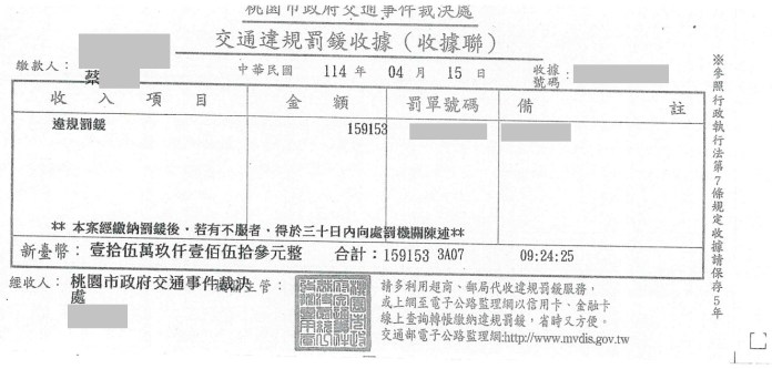 酒駕拒檢挨罰18萬只繳2萬 桃園分署鍥而不捨追回罰鍰 60 654456465
