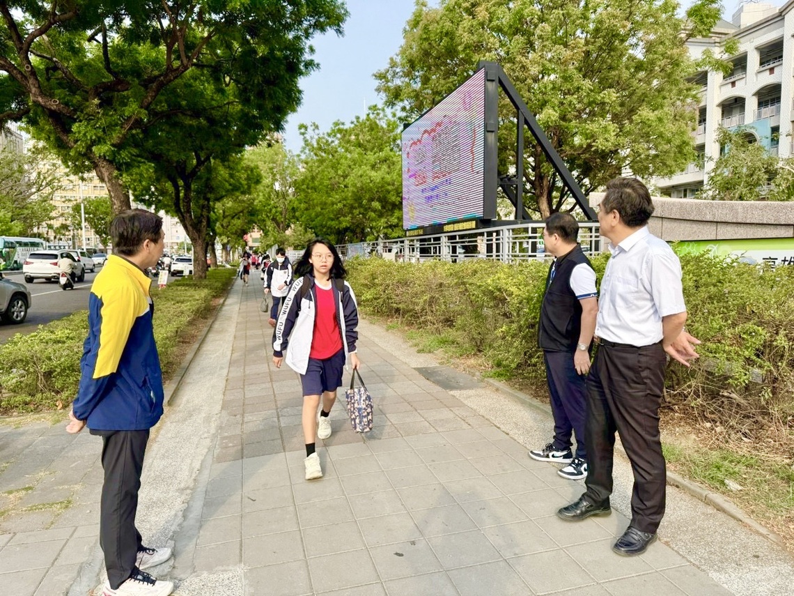 漾新聞|五福國中步道大變身！文化綠廊道成師生通學新風景