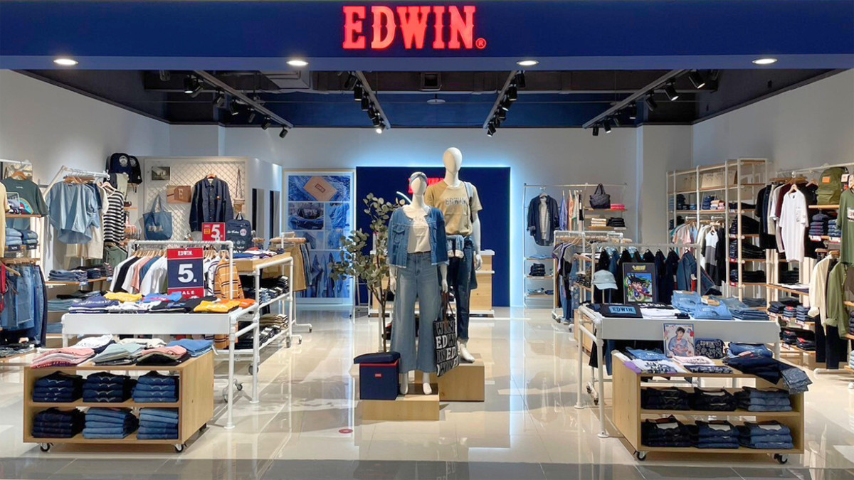 EDWIN品牌遍布全台超過百家門市通路。