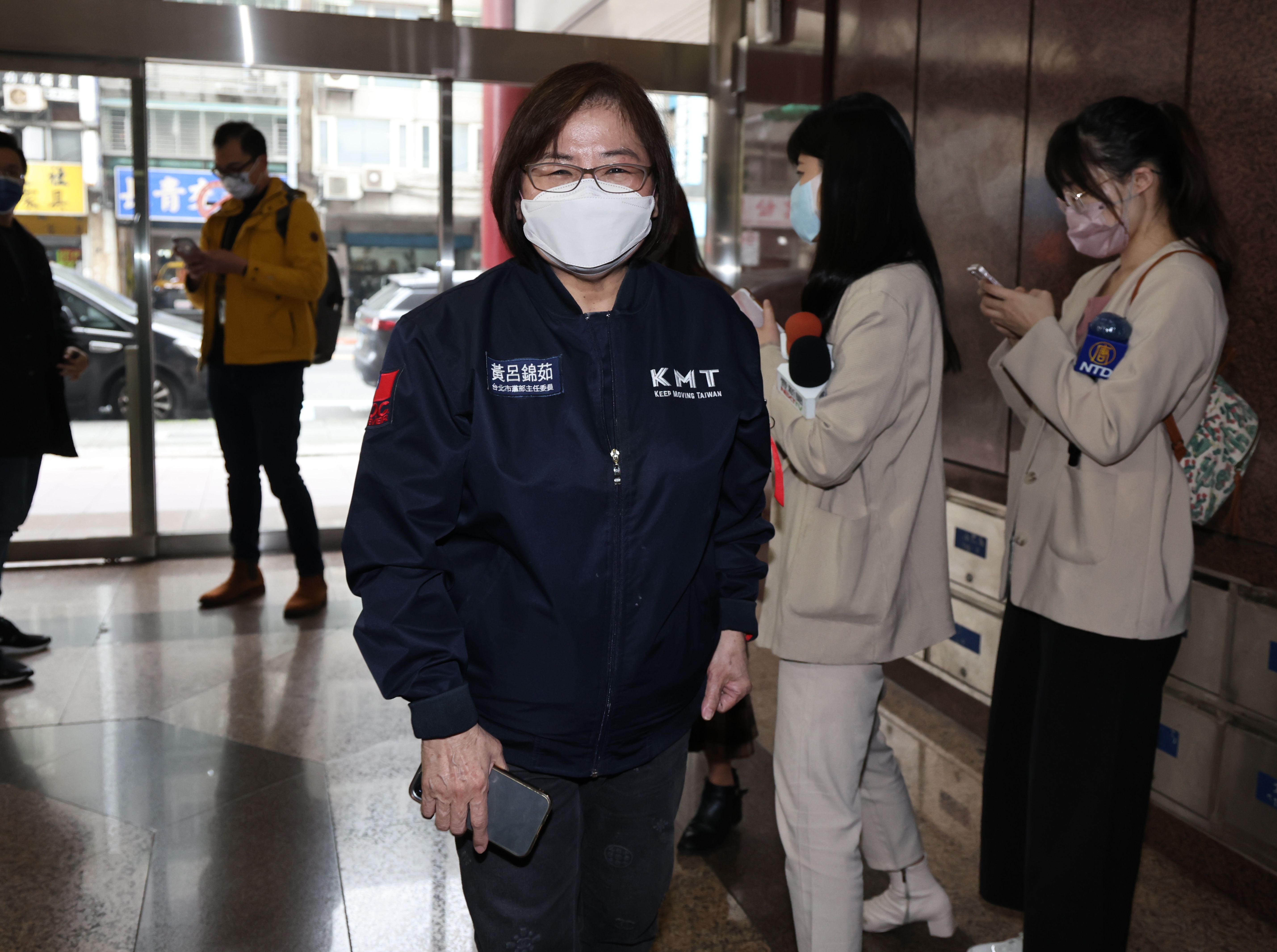 國民黨台北市黨部主委黃呂錦茹,因連署罷免文件中出現死亡及不實連署,遭北檢約談。資料照片/林啟弘攝