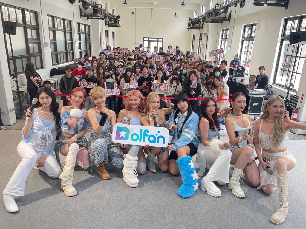 「Dolfan」攜「HUR+」辦「〈GODDESS〉數位單曲握手會」 現場辦祈福會