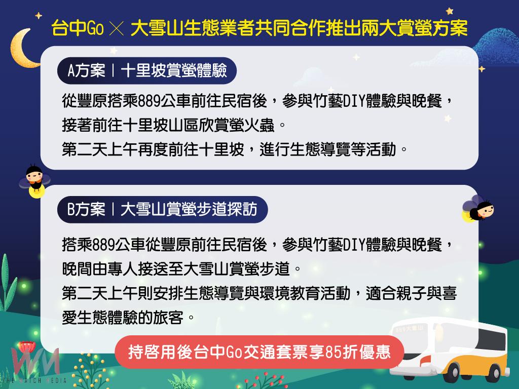 漫步森林 搭公車也行 春夏限定「台中Go大雪山螢火蟲季」4/20開跑 - https://www.watchmedia01.com
