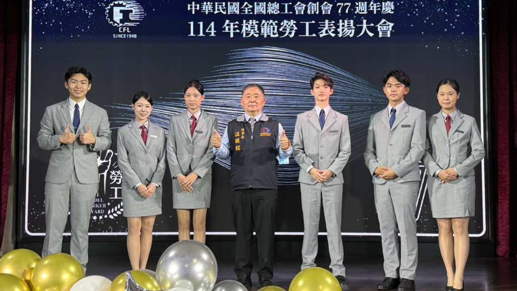 ▲全總理事長温國銘表示，在全球經濟風雲詭譎、美中貿易戰持續延燒的當下，台灣勞工面對龐大壓力，依然堅守崗位、任勞任怨，是台灣最值得驕傲的力量。（記者林明佑翻攝）