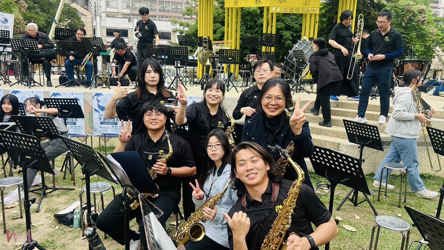 彰化青年管樂團新年度員林公園公演 吹出海洋環保的音符 - https://www.watchmedia01.com