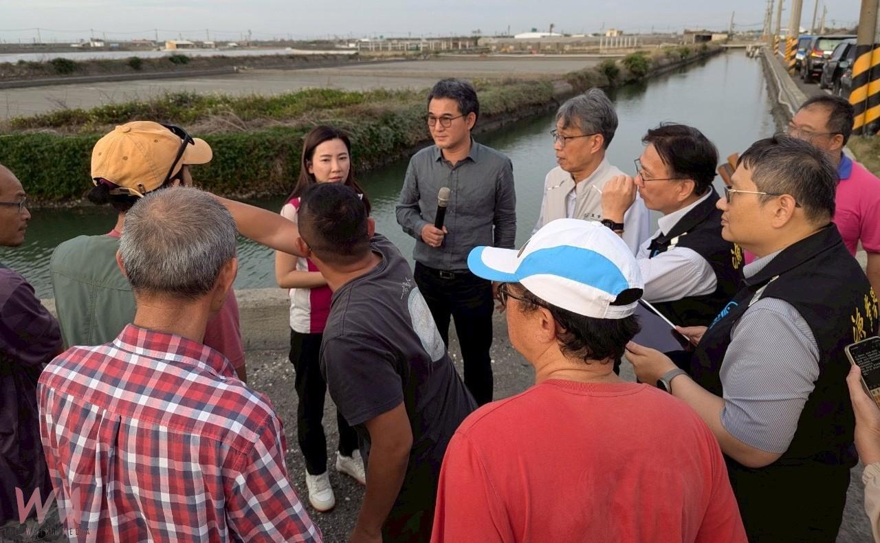 劉建國邀農業部長實勘口湖養殖區 爭取5千萬元改善排水與護岸設施 - https://www.watchmedia01.com