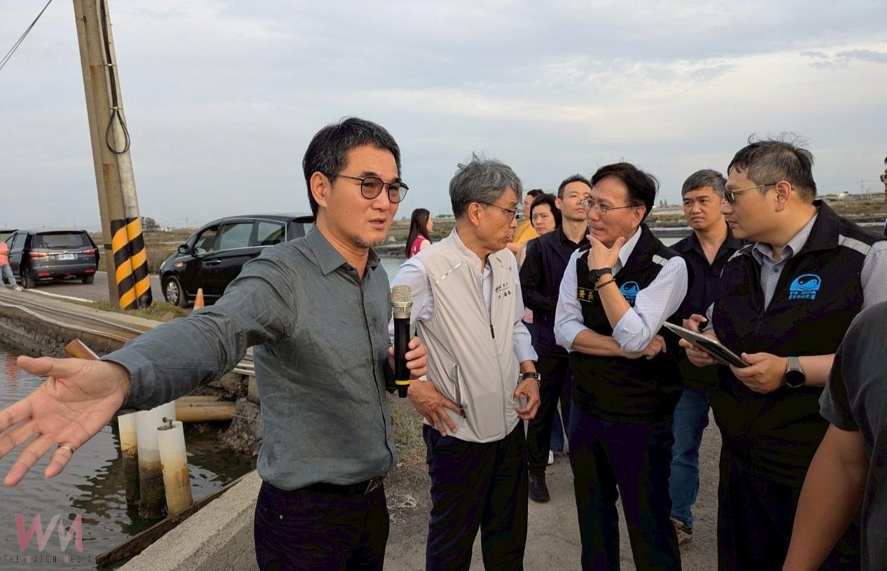 劉建國邀農業部長實勘口湖養殖區 爭取5千萬元改善排水與護岸設施 - https://www.watchmedia01.com