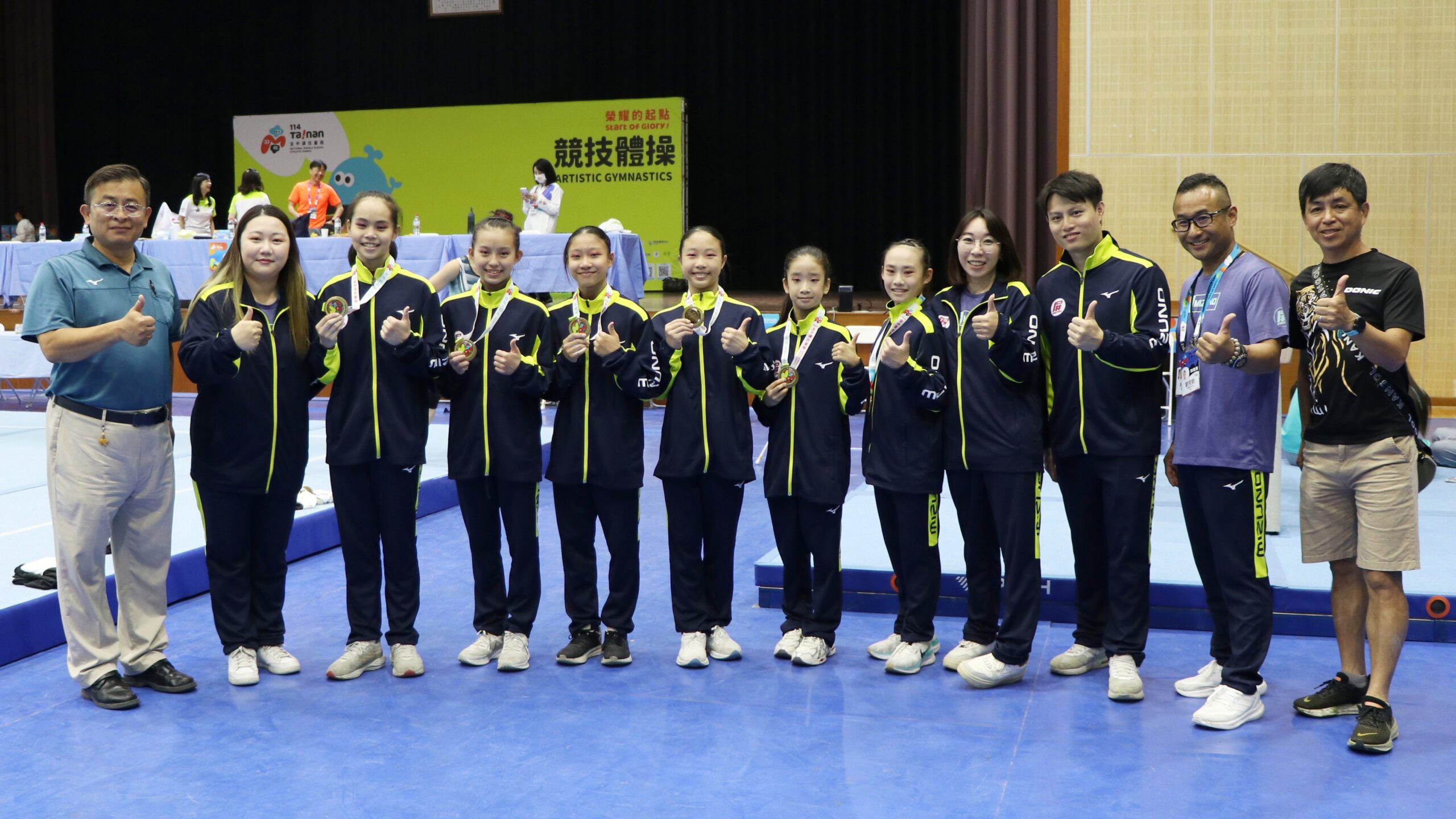 《全中運》至正國中靠地板奪國女成隊金牌 教練劉安鈞:「想要拚」與出場序是關鍵