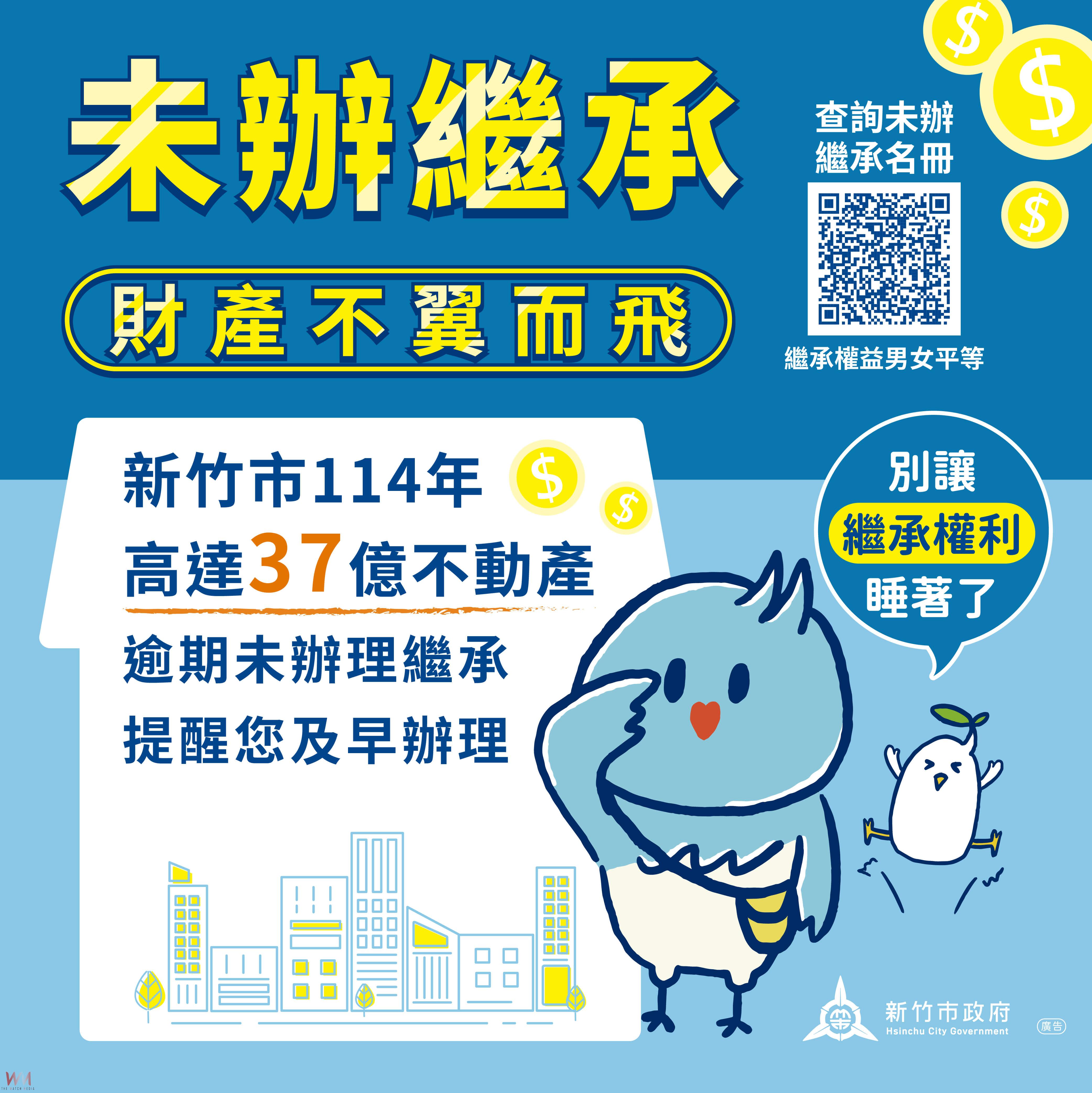 竹市逾2千筆土地未辦登記 最高價值3.9億 - https://www.watchmedia01.com