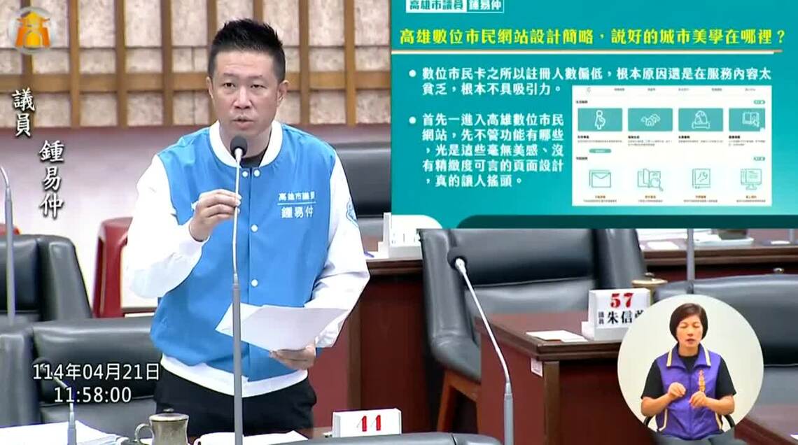 漾新聞|高雄砸錢建AI中心 鍾易仲籲:市府應爭取低價算力