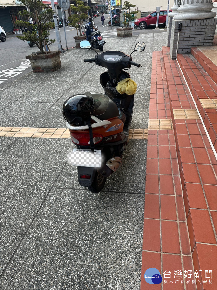  新竹市警察局「AI巡防系統」查緝1輛失竊機車。