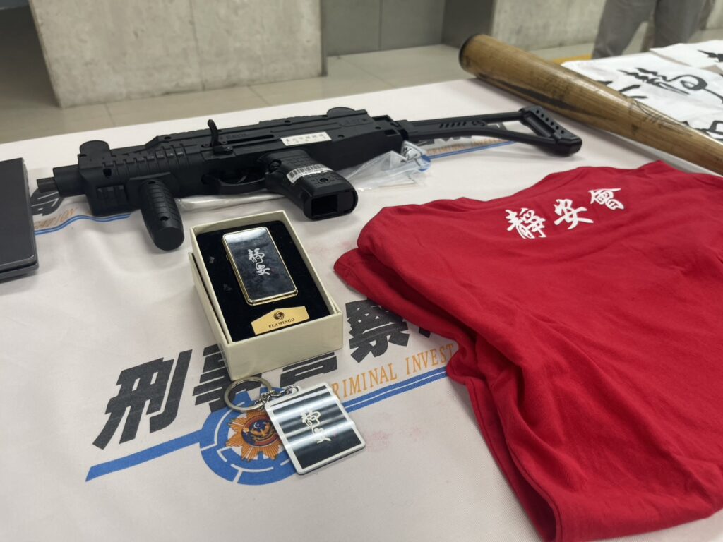 警方查獲靜安會成員涉及毒品、詐欺、暴力集團。(刑事局提供)