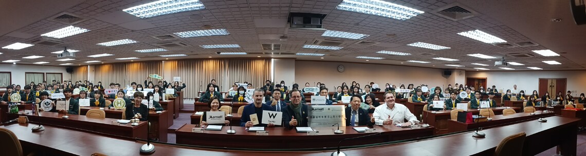 萬豪副總裁首訪高餐大 肯定產學共育人才實力