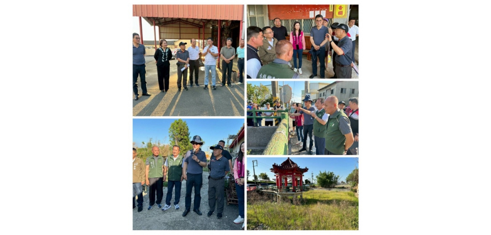 立委劉建國會勘綠美化工程 打造地方社區特色 推動社區綠意生活