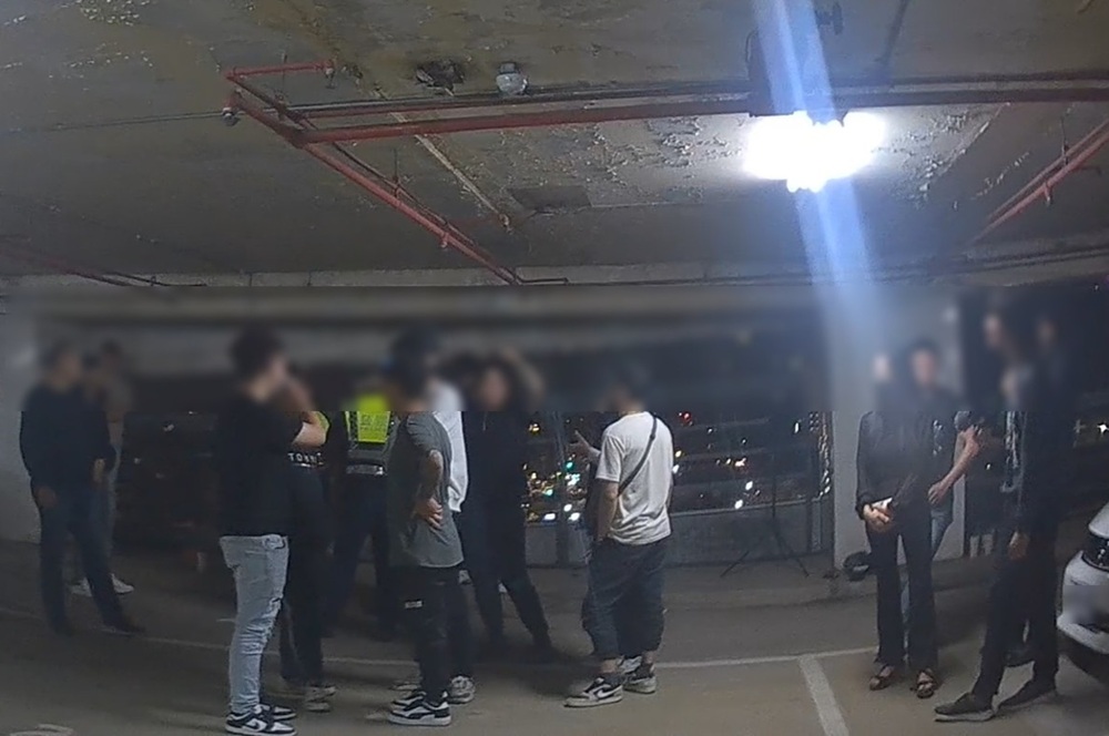 深夜群聚黑衣人引警探查 未申請拍微電影惹虛驚 228 cnews204250424a12