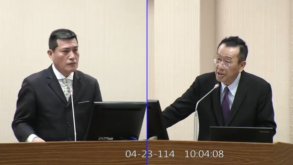 國民黨外交與國防委員會召委黃仁質詢時為花東地區國軍弟兄發聲爭取「地域加給」。(圖/國會頻道)