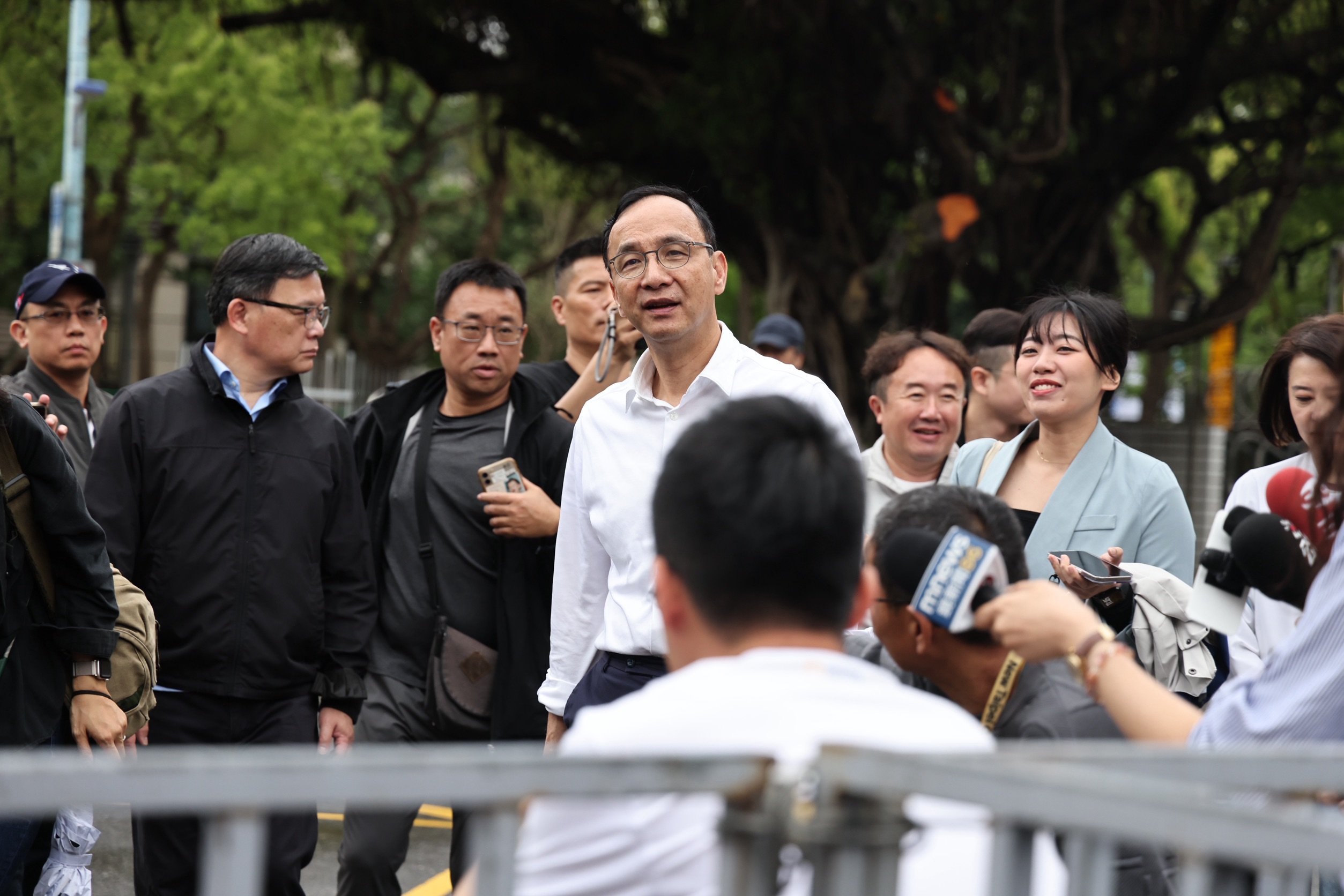 朱立倫25日痛批,司法完全進入辦藍不辦綠。林啟弘攝