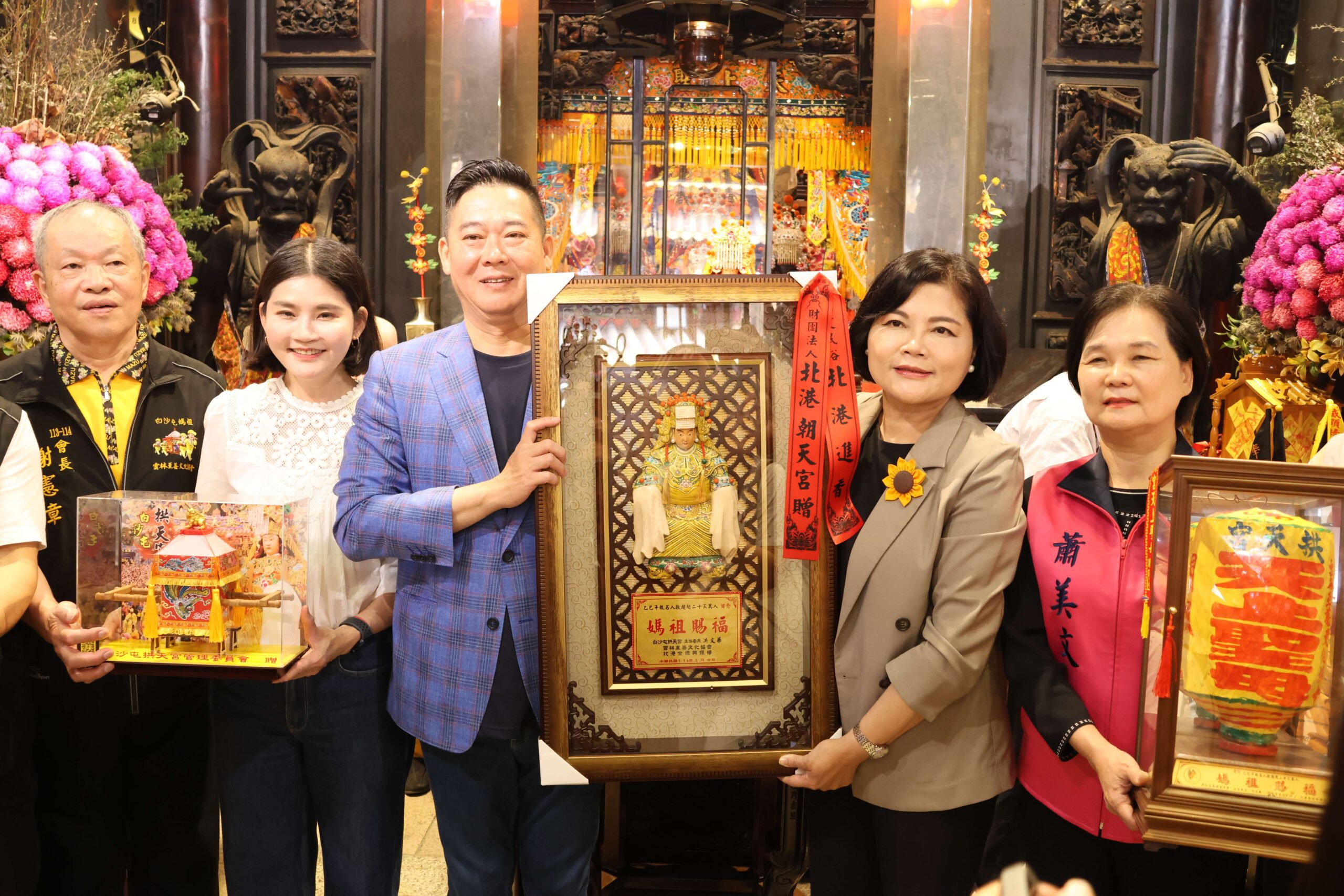 白沙屯媽祖5/2起駕進香 30萬信徒隨香 北港朝天宮灑淨祈福展民俗魅力