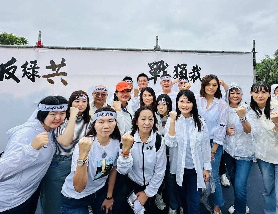 柯志恩率高雄議員北上凱道!怒吼反綠共戰獨裁。