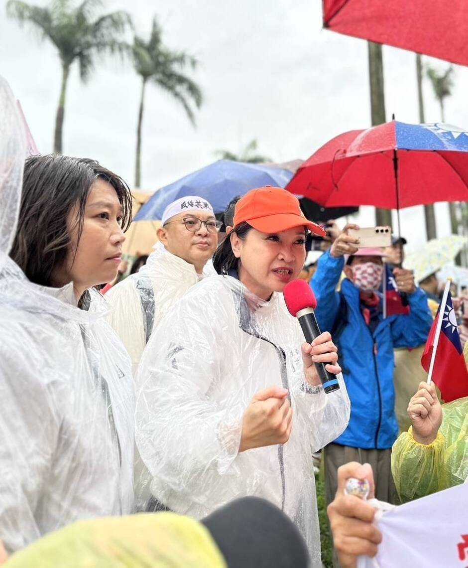 柯志恩率高雄議員北上凱道!怒吼反綠共戰獨裁。