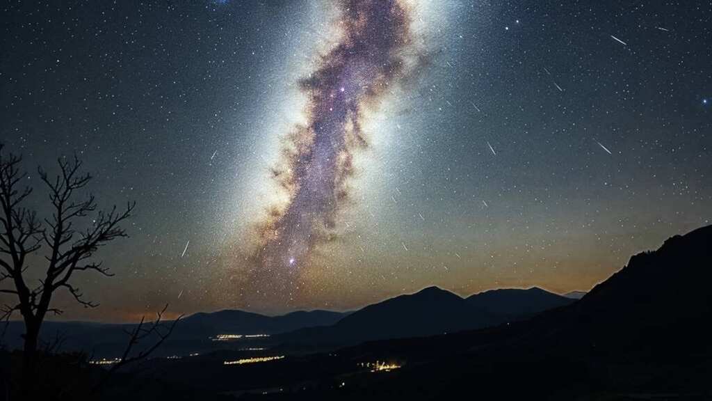 ▲五月夜空將出現幾場精彩有趣的天象,包括5日(一)火星通過鬼宿星團、6日(二)寶瓶座η流星雨極大、土星環再度消失,以及24日(六)的金星合月等,各具特色,值得觀賞。(示意圖)