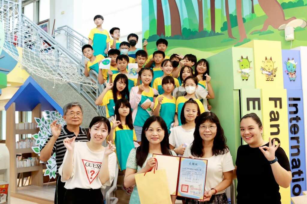 ▲文祥國小五年級學生前往溪州國小進行參訪學習。(記者林明佑翻攝)