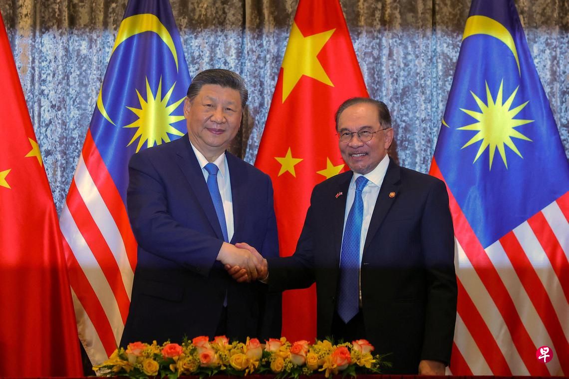 ▲習近平訪問馬來西亞