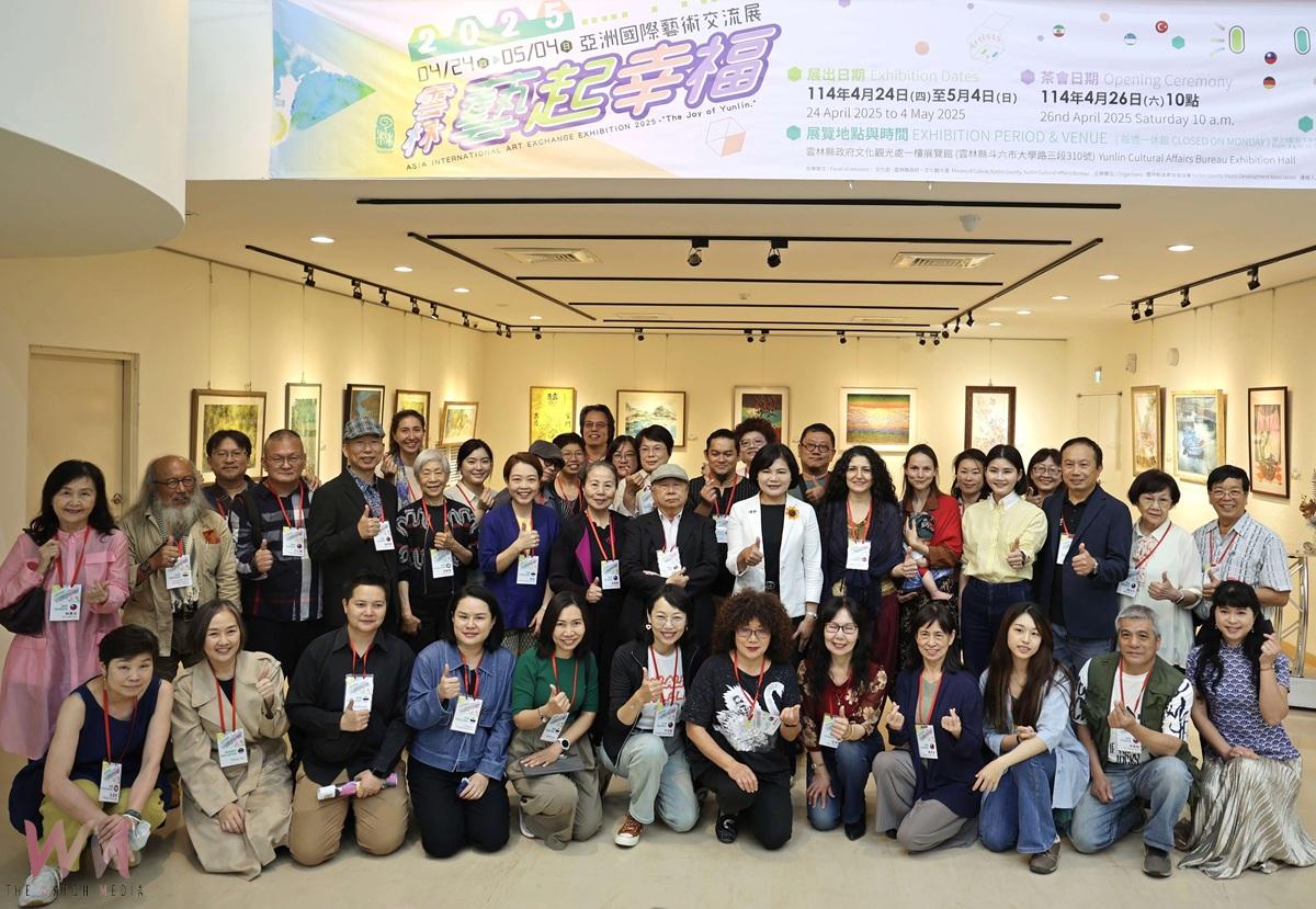 「2025雲林藝起幸福」亞洲國際藝術交流展盛大開幕 12國50位藝術家齊聚雲林 - https://www.watchmedia01.com
