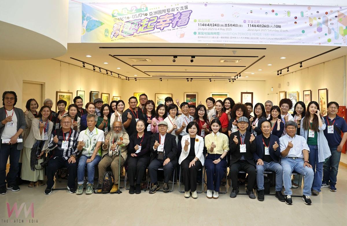 「2025雲林藝起幸福」亞洲國際藝術交流展盛大開幕 12國50位藝術家齊聚雲林 - https://www.watchmedia01.com