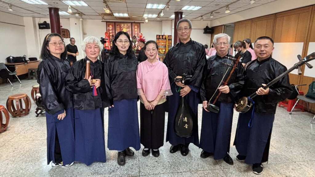 ▲彰化縣文化局於今日上午在南北管音樂戲曲館市民集會室舉辦「南管孟府郎君春季祭典」。(彰化縣文化局提供)