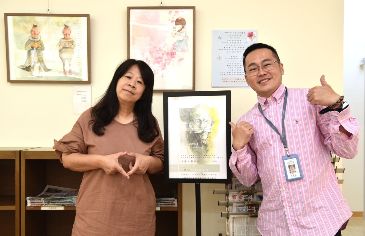 圖 升級更安全貼心的圖書館-沙鹿文昌與豐原分館重新開館 記者王偉翻攝