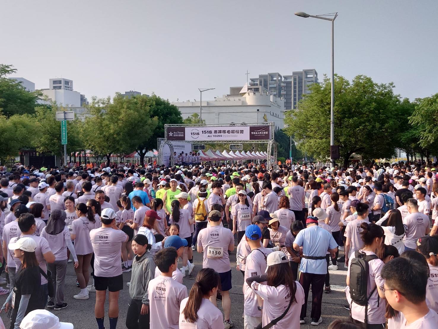 圖 市政核心超慢跑今年為第二屆-是國內少數專為超慢跑而辦的大型活動 記者王偉翻攝