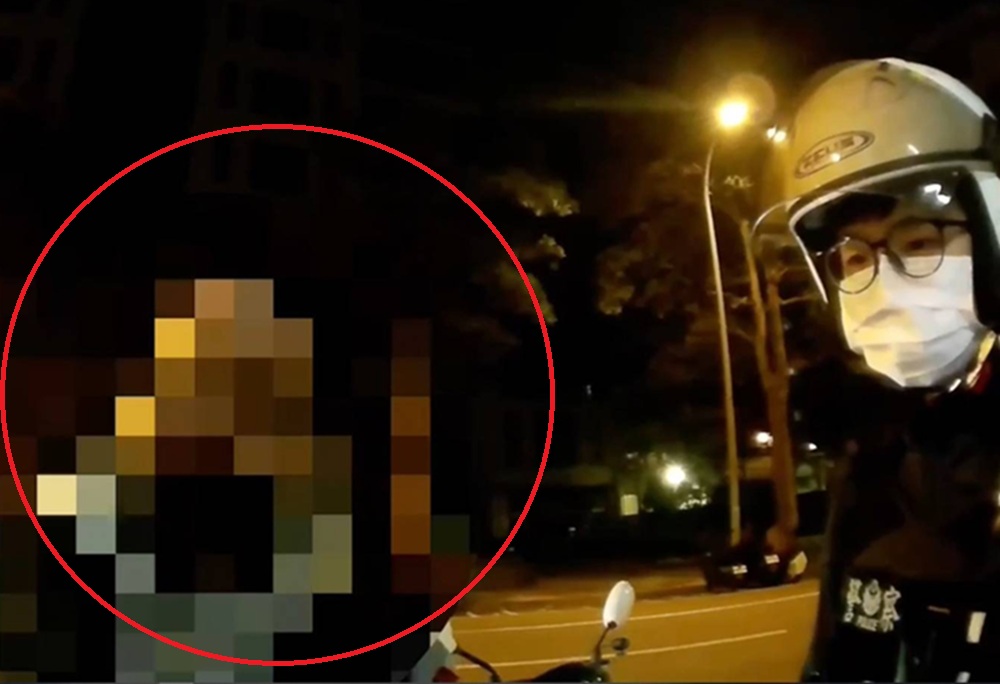 轉彎未打方向燈 警抓違規意外逮38歲男涉藏喪屍煙彈 224 cnews204250428a13